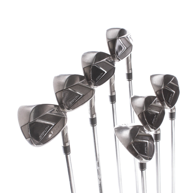 TaylorMade Stealth Steel Mens Right Hand Irons 5-SW Regular - KBS Max MT 85