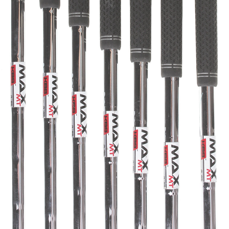 TaylorMade Stealth Steel Mens Right Hand Irons 5-SW Regular - KBS Max MT 85