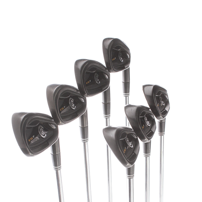 Cleveland CG7 Black Pearl Steel Mens Right Hand Irons 4-PW Regular - Cleveland