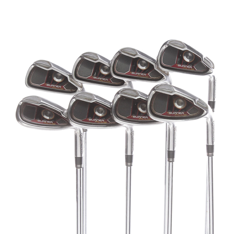 TaylorMade Burner Plus Steel Mens Right Hand Irons 4-SW Regular - TaylorMade Burner 85