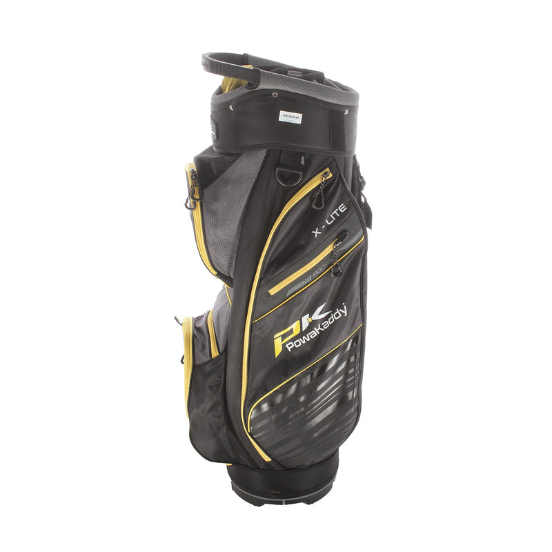 PowaKaddy X-Lite Cart Bag - Black/Yellow