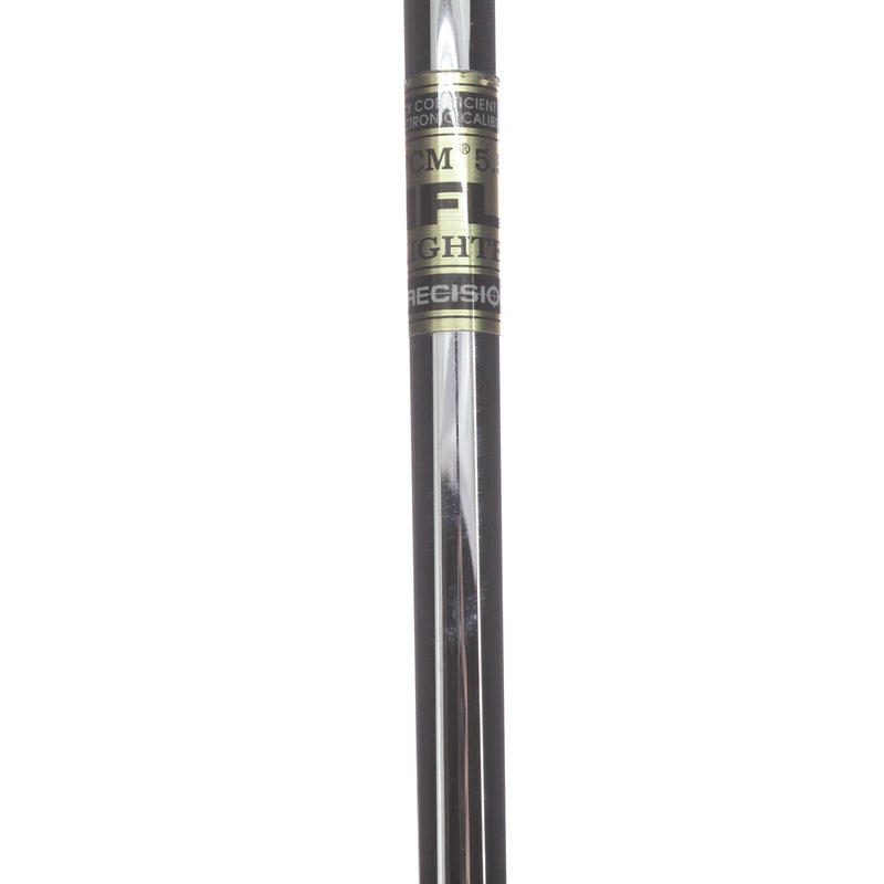 Ping i5 Steel Mens Right Hand Irons 4-PW Red Dot 1* Flat Regular - FCM 5.5 Rifle Flighted
