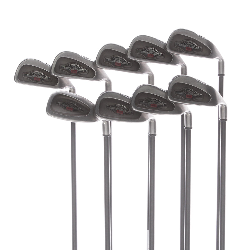 Callaway Big Bertha Graphite Mens Right Hand Irons 3-SW Regular - Callaway RCH96
