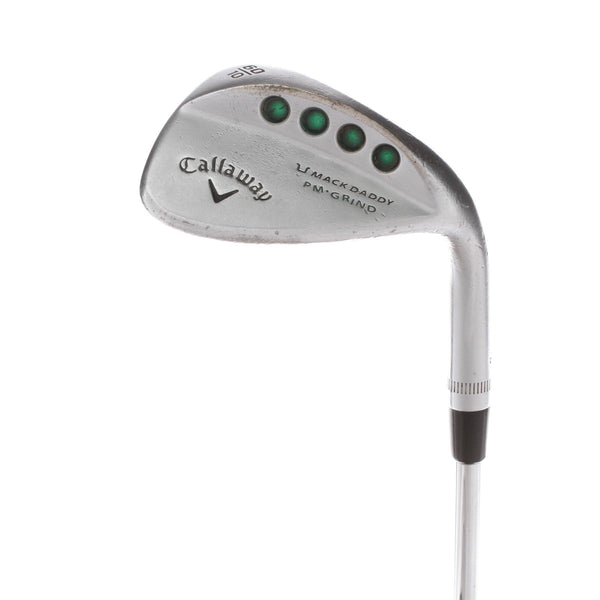 Callaway Mack Daddy Steel Mens Right Hand Lob Wedge 60* 10 Bounce PM Grind Wedge - KBS Tour-V