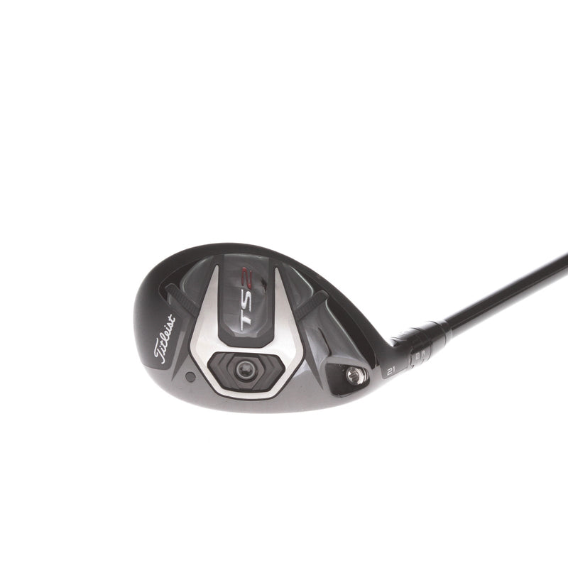 Titleist TS2 Graphite Mens Left Hand 4 Hybrid 21* Stiff - Hzrdus Smoke RDX 6.0 80g