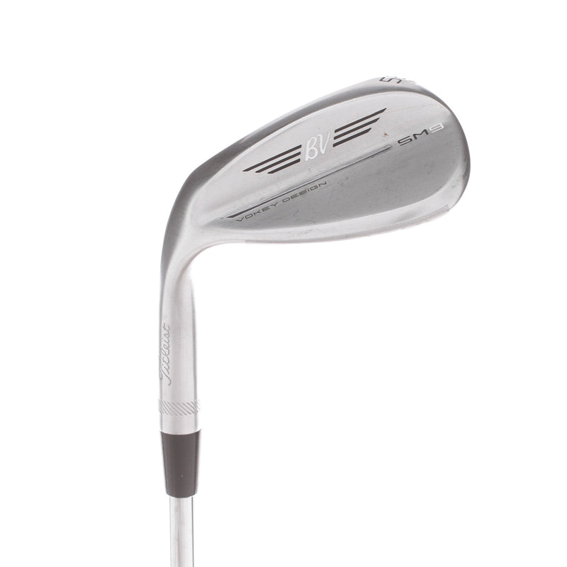 Titleist Vokey SM9 Steel Mens Left Hand Lob Wedge 58* 8 Bounce M Grind Wedge - BV Vokey
