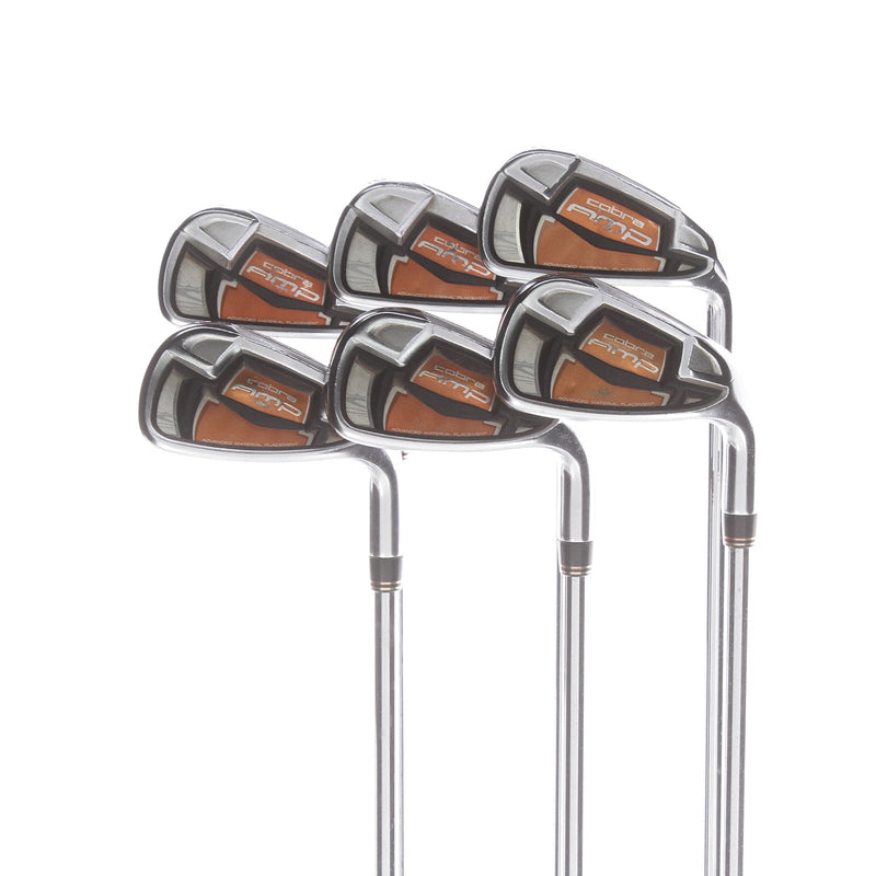 Cobra Amp Steel Mens Right Hand Irons 5-PW Regular - True Temper Dynalite 90