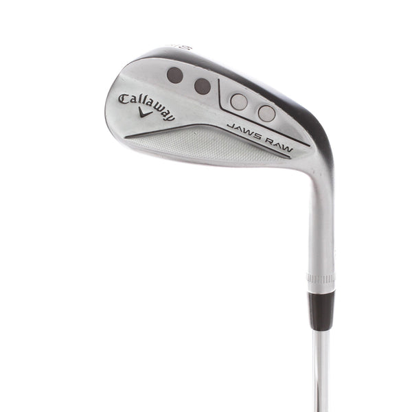 Callaway Jaws Raw Steel Mens Right Hand Lob Wedge 60* 8 Bounce Z Grind Wedge - True Temper Dynamic Gold 115 Tour Issue Spinner