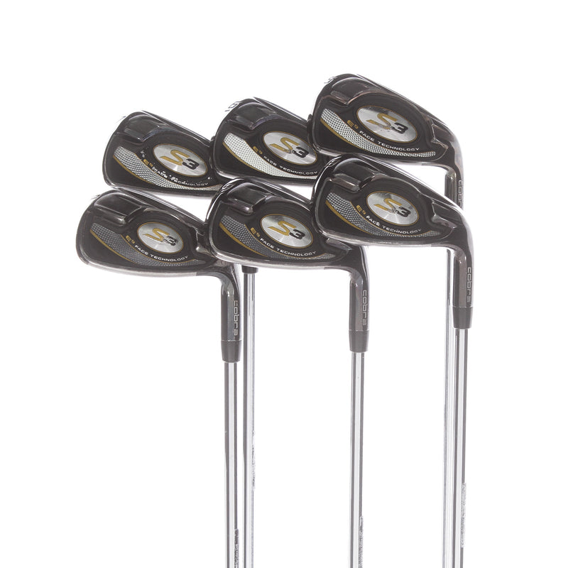 Cobra S3 Steel Mens Right Hand Irons 5-PW Regular - Nippon N.S Pro 1030 GH