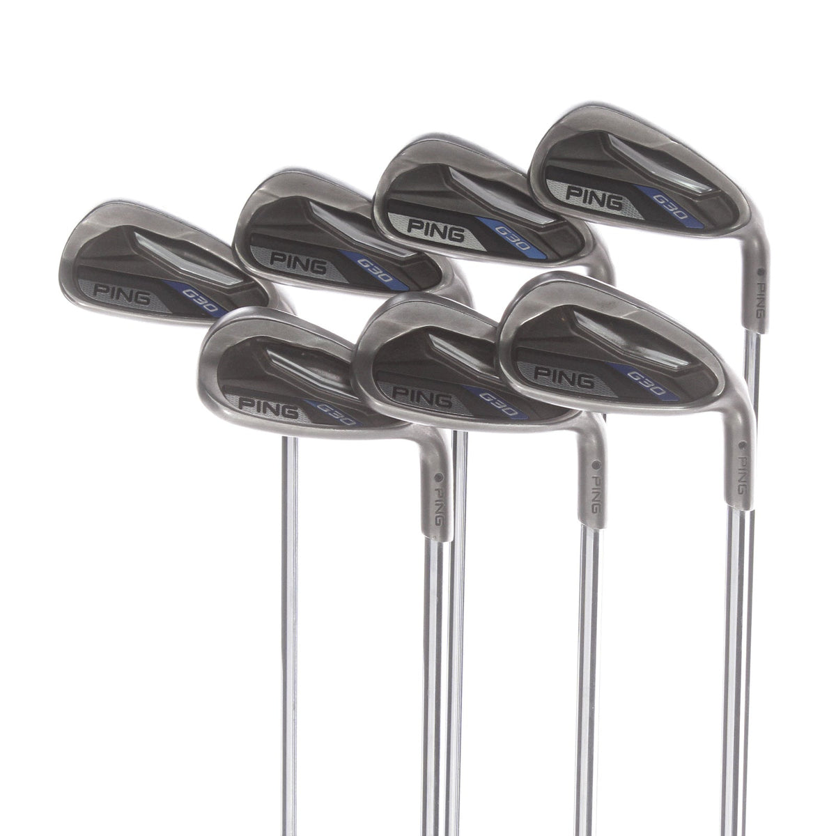 Ping G30 Steel Mens Right Hand Irons 5-SW Black Dot Regular Ping CFS