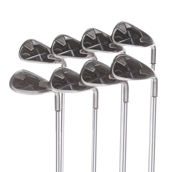 Callaway X-22 Steel Mens Right Hand Irons 4-SW Uniflex - Callaway X-22
