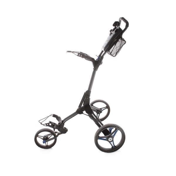 Motocaddy Cube 3 3-Wheel Push Trolley - Black/Blue