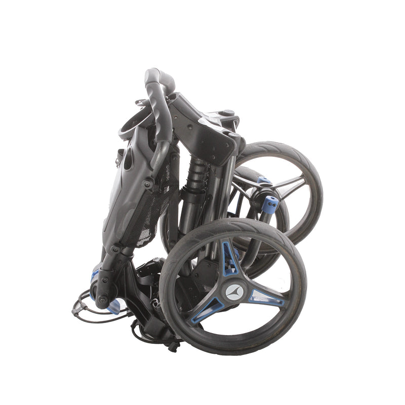 Motocaddy Cube 3 3-Wheel Push Trolley - Black/Blue