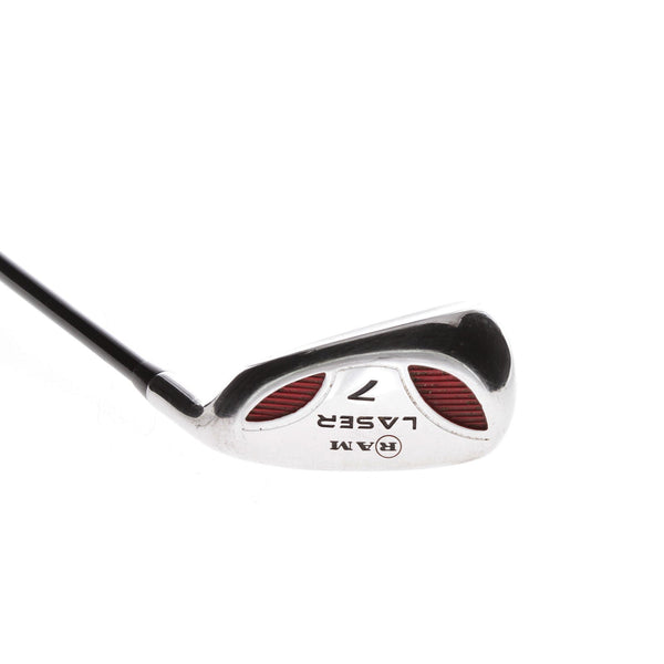 Ram Laser Graphite Mens Right Hand 7 Iron Stiff - Ram Laser