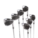 TaylorMade Qi Steel Mens Right Hand Irons 5-SW Stiff - KBS Max 85