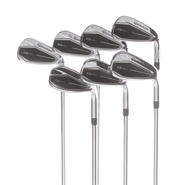 TaylorMade Qi Steel Mens Right Hand Irons 5-SW Regular - KBS Max 85
