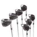 TaylorMade Qi Steel Mens Right Hand Irons 5-SW Regular - KBS Max 85