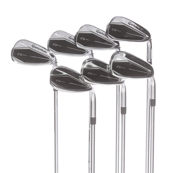 TaylorMade Qi Steel Mens Right Hand Irons 5-SW Regular - KBS Max 85