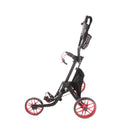Druids 3-Wheel Push Trolley - Black/Red