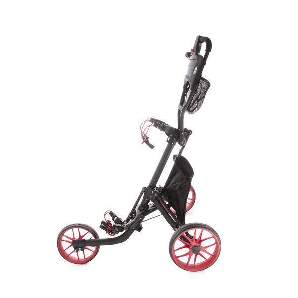 Druids 3-Wheel Push Trolley - Black/Red