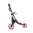 Druids 3-Wheel Push Trolley - Black/Red