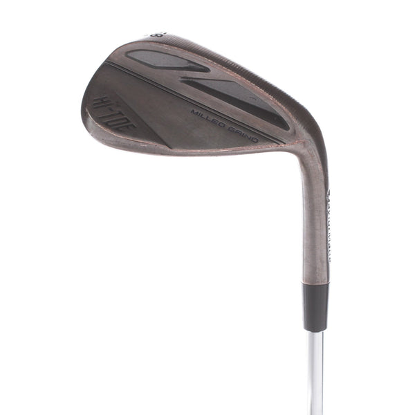 TaylorMade Hi Toe Milled Grind Steel Mens Right Hand Lob Wedge 58* 13 Bounce Wedge - KBS Hi-Rev 2.0 115