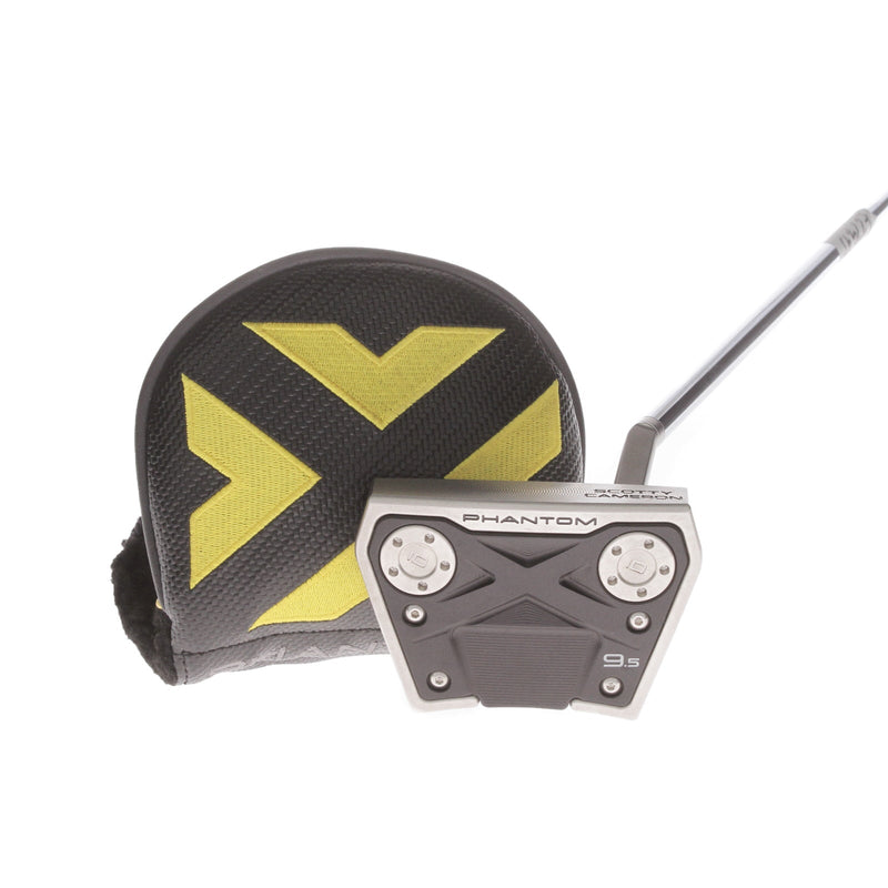 Scotty Cameron Phantom X 9.5 Mens Right Hand Putter 35" Mallet - Scotty Cameron Grip