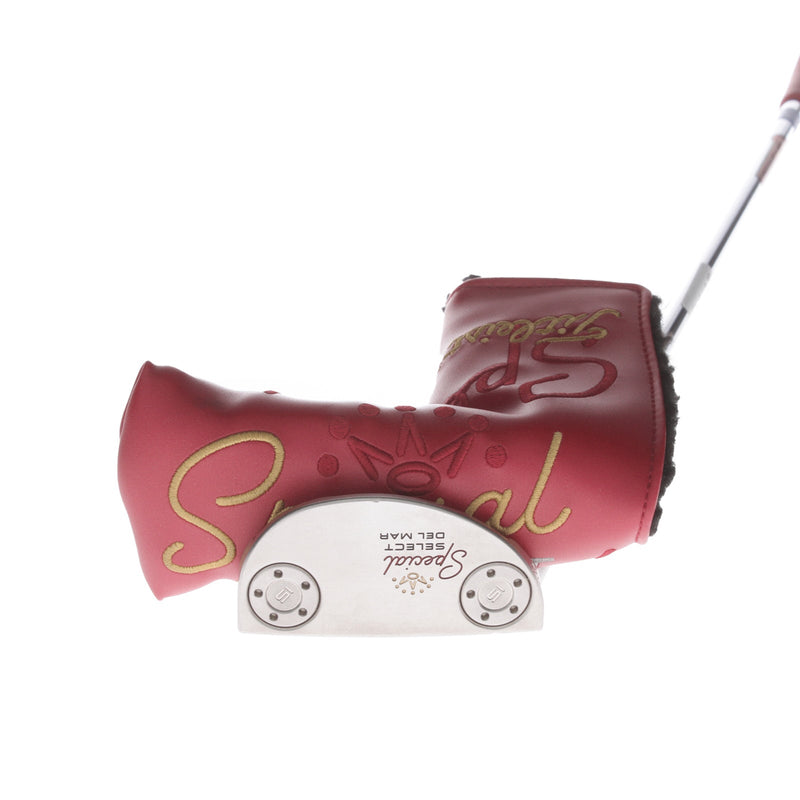 Scotty Cameron Special Select Del Mar Mens Left Hand Putter 34" Mid-Mallet - Scotty Cameron Grip