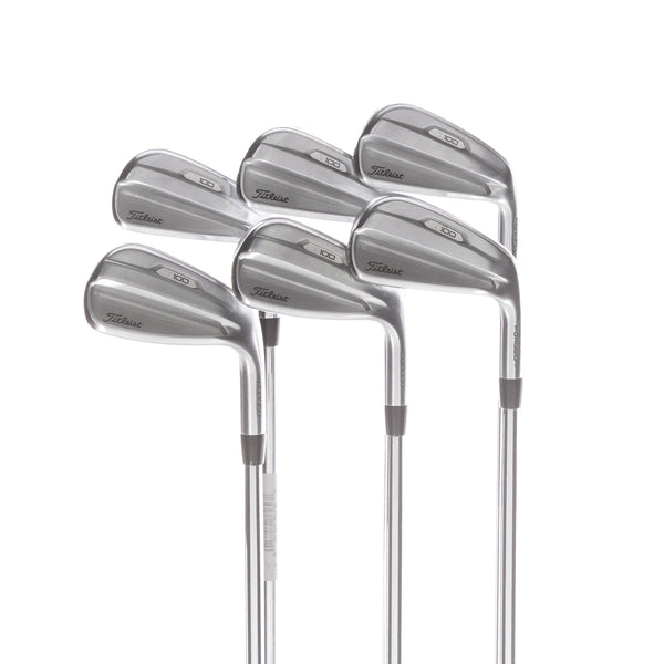 Titleist T100 2021 Steel Mens Right Hand Irons 4-9 Stiff - True Temper AMT S300 Tour White