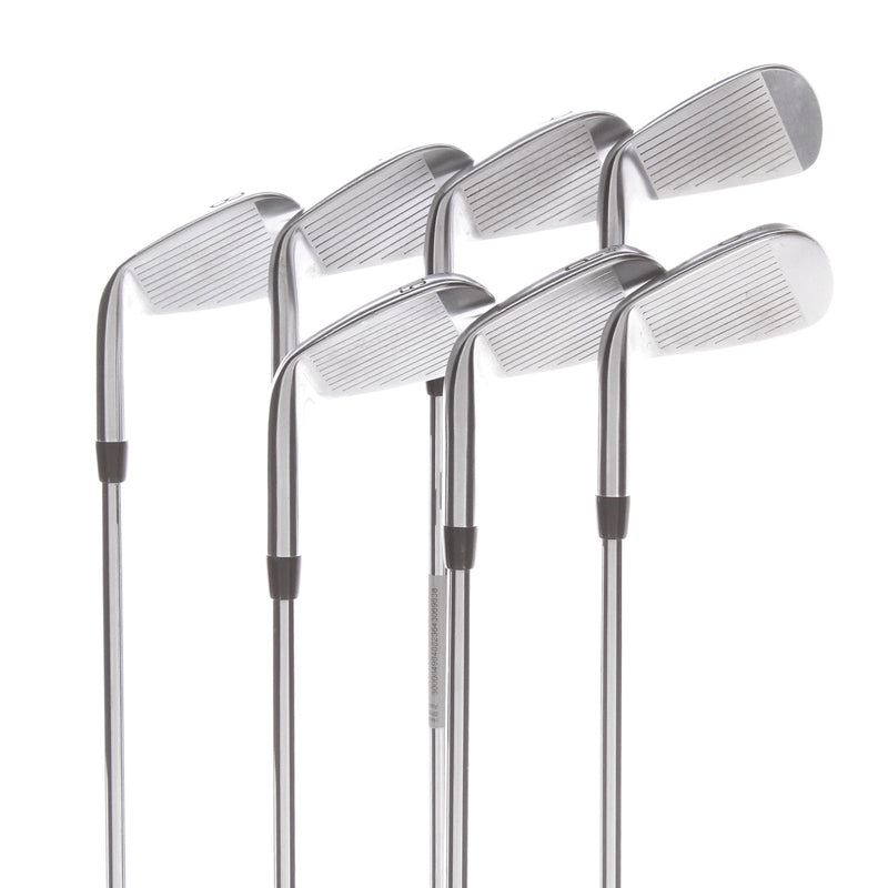 Titleist T100 2021 Steel Mens Right Hand Irons 5-GW 2* Flat Stiff - True Temper AMT S300 Tour White