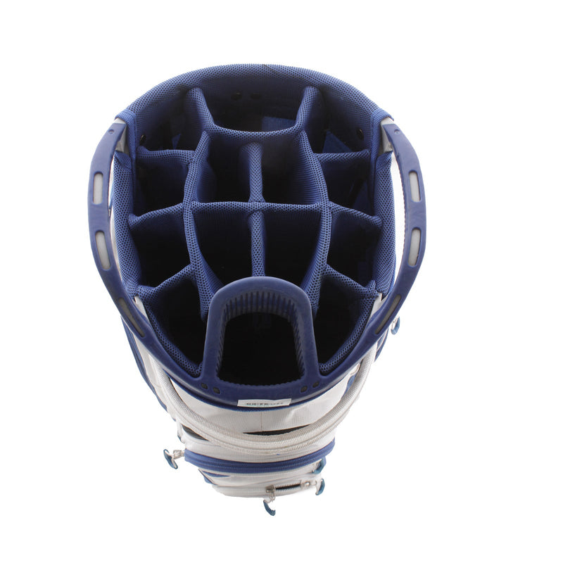 Mizuno BR-D4c Cart Bag - White/Blue