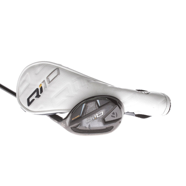 TaylorMade Qi10 Graphite Mens Right Hand 4 Hybrid 22* Stiff - Fujikura Ventus TR HB 7S