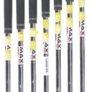 TaylorMade Qi Steel Mens Left Hand Irons 5-SW  Regular - KBS MAX MT 85