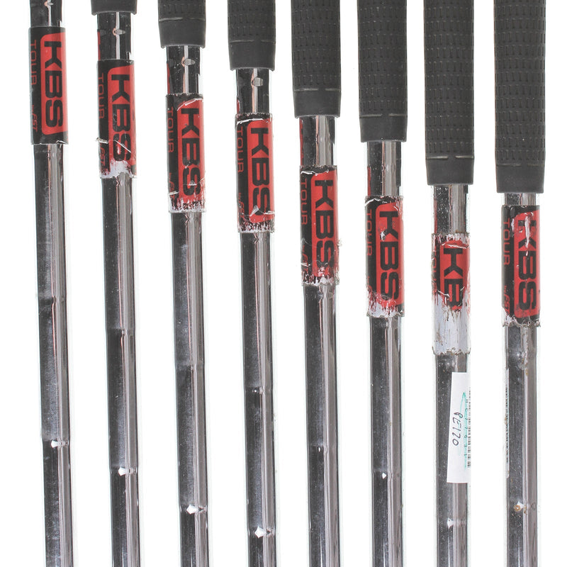 TaylorMade R9 TP Steel Mens Right Hand Irons 3-PW Regular - KBS Tour