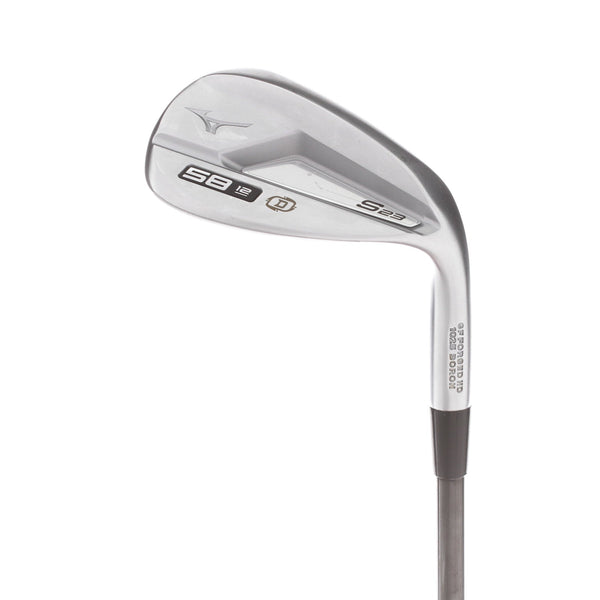 Mizuno S23 Steel Mens Right Hand Lob Wedge 58* 12 Bounce D Grind Wedge - KBS Hi-Rev 2.0 115