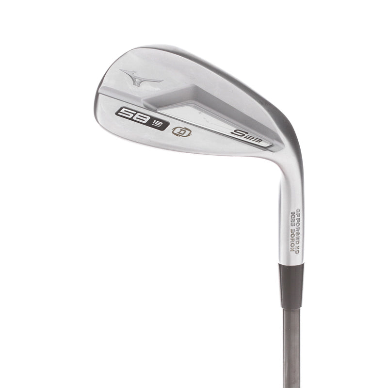 Mizuno S23 Steel Mens Right Hand Lob Wedge 58* 12 Bounce D Grind Wedge - KBS Hi-Rev 2.0 115