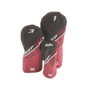 Wilson Staff Deep Red Tour Steel/Graphite Mens Right Hand Package Set Regular - Wilson Deep Red Tour