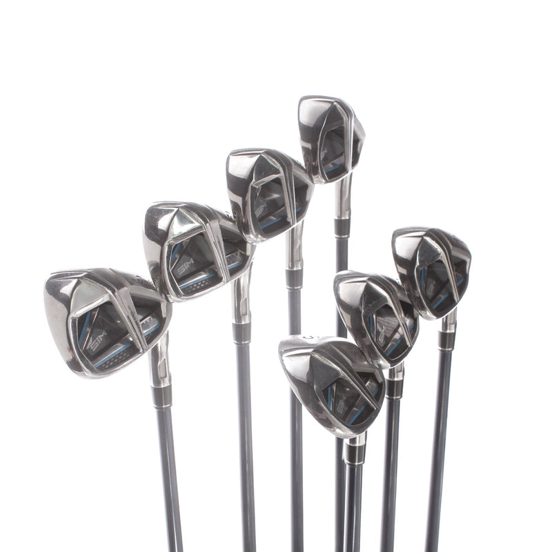 TaylorMade Sim Max OS Graphite Mens Right Hand Irons 5-SW Regular - Ventus 6