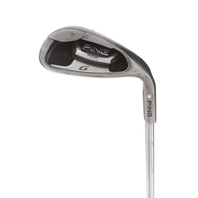 Ping G20 Steel Mens Right Hand Lob Wedge White Dot 58* 3* Upright Stiff - Ping CFS
