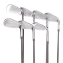 TaylorMade Qi Graphite Mens Left Hand Irons 5-SW Regular - Fujikura Ventus TR 6-R