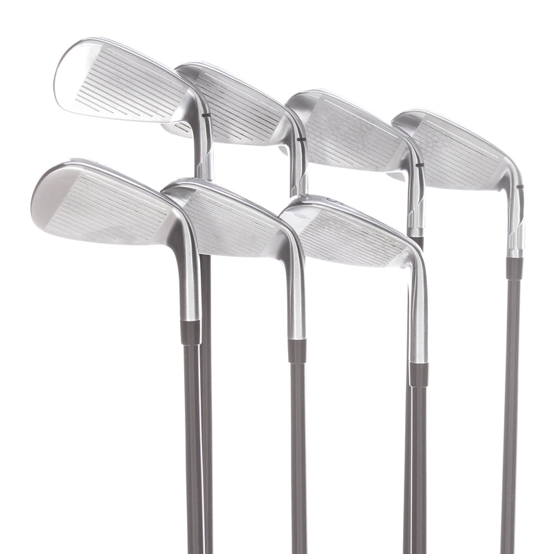 TaylorMade Qi Graphite Mens Left Hand Irons 5-SW Regular - Fujikura Ventus TR 6-R