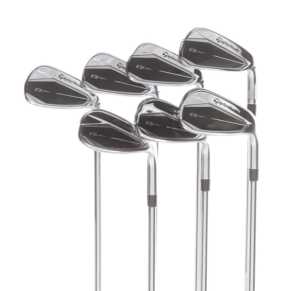 TaylorMade Qi Steel Mens Right Hand Irons 5-SW Stiff - KBS Max 85