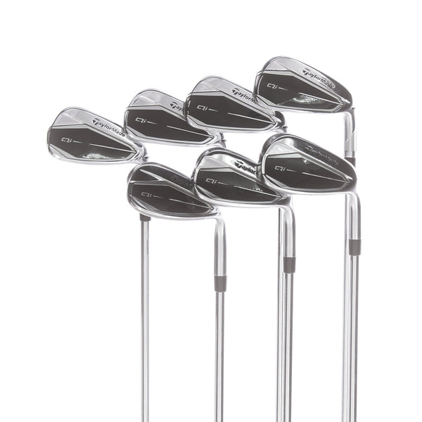 TaylorMade Qi Steel Mens Right Hand Irons 5-SW Stiff - KBS Max 85