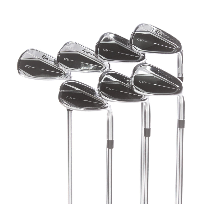 TaylorMade Qi Steel Mens Right Hand Irons 5-SW Stiff - KBS Max 85