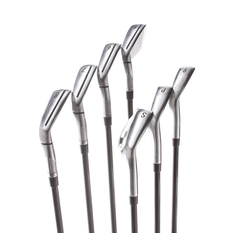TaylorMade Qi Graphite Mens Right Hand Irons 5-SW Regular - Fujikura Ventus TR 6-R