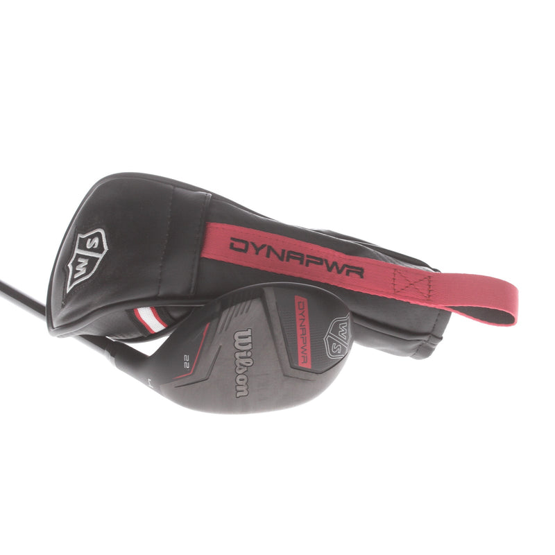 Wilson Dynapower Graphite Mens Right Hand 4 Hybrid 22* Stiff - Hzrdus Smoke RDX 6.0 80g HY
