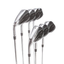 TaylorMade Qi Steel Mens Left Hand Irons 5-SW Regular - KBS Max 85