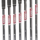 Cobra Aerojet Steel Mens Left Hand Irons 5-GW Regular - KBS Tour Lite