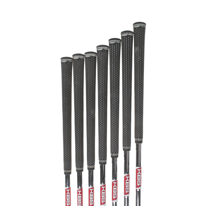 Cobra Aerojet Steel Mens Left Hand Irons 5-GW Regular - KBS Tour Lite