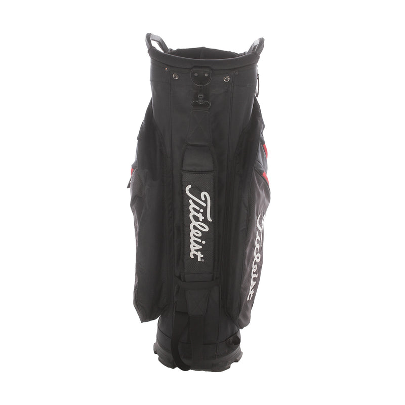 Titleist Cart Bag - Black/Red
